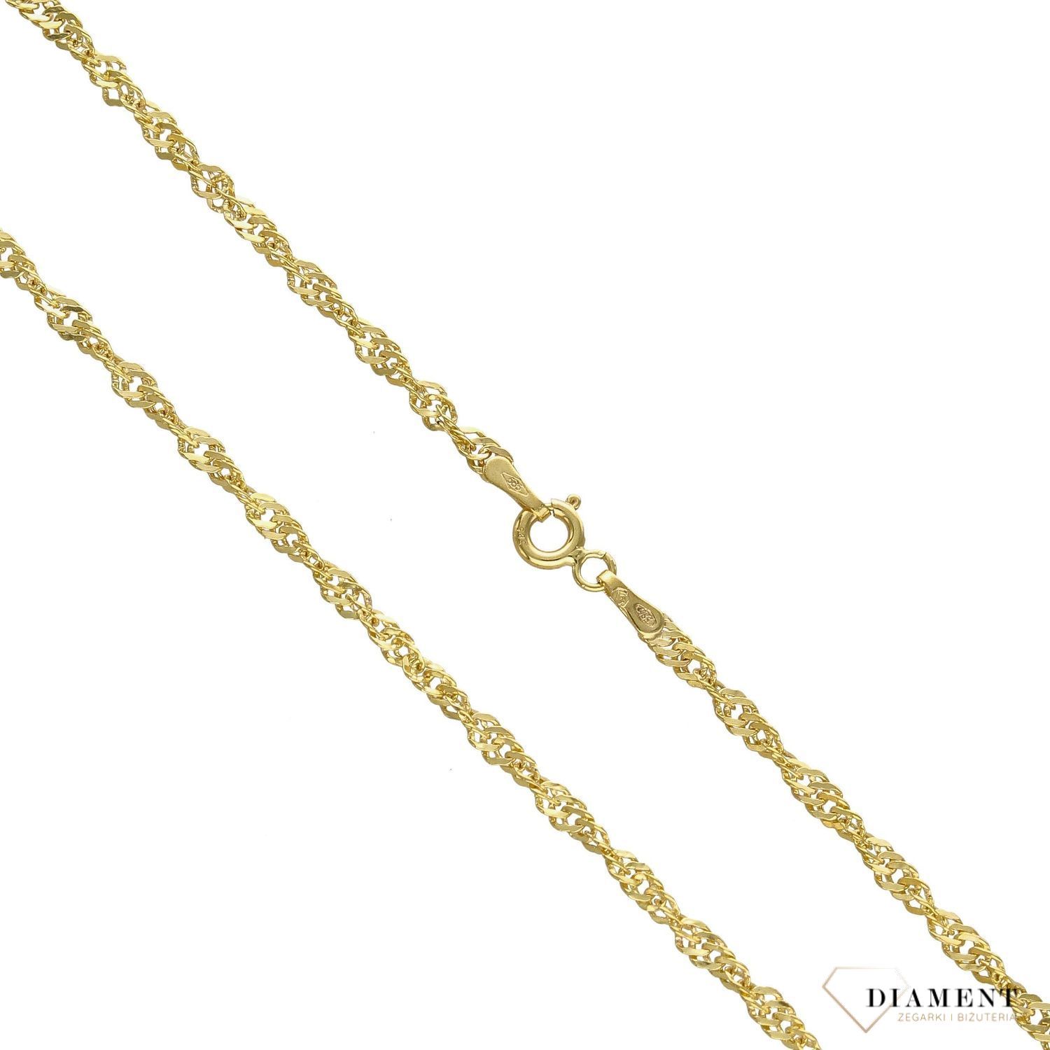 Złoty łańcuszek 585 singapur 2,5 mm DIA-LAN-3123-585 2,5mm (1).jpg